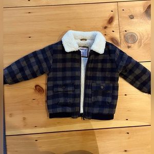 Mayoral Toddler plaid fleece jacket